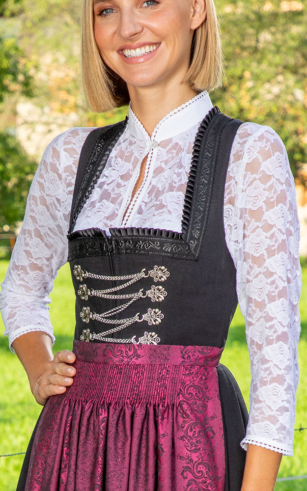 Blusendirndl Chiemgau, ohne Schürze
