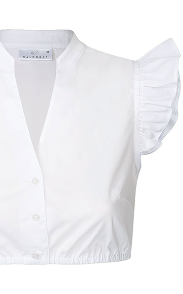 Dirndlbluse 01 10261, weiß