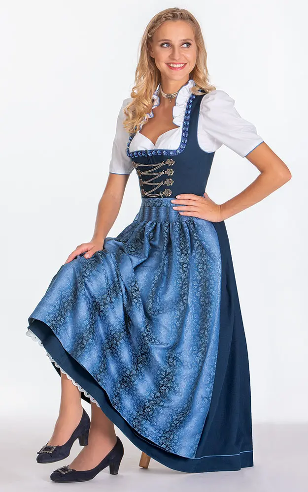 Schürze Limburg Extra, blau/ombre