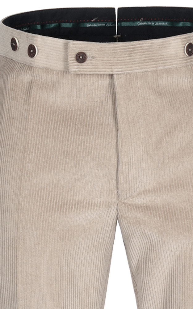 Hose Spitzbund Cord, beige