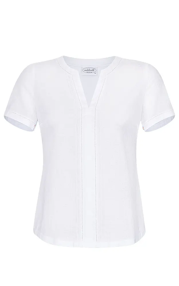 Trachtenbluse 05155J, weiß