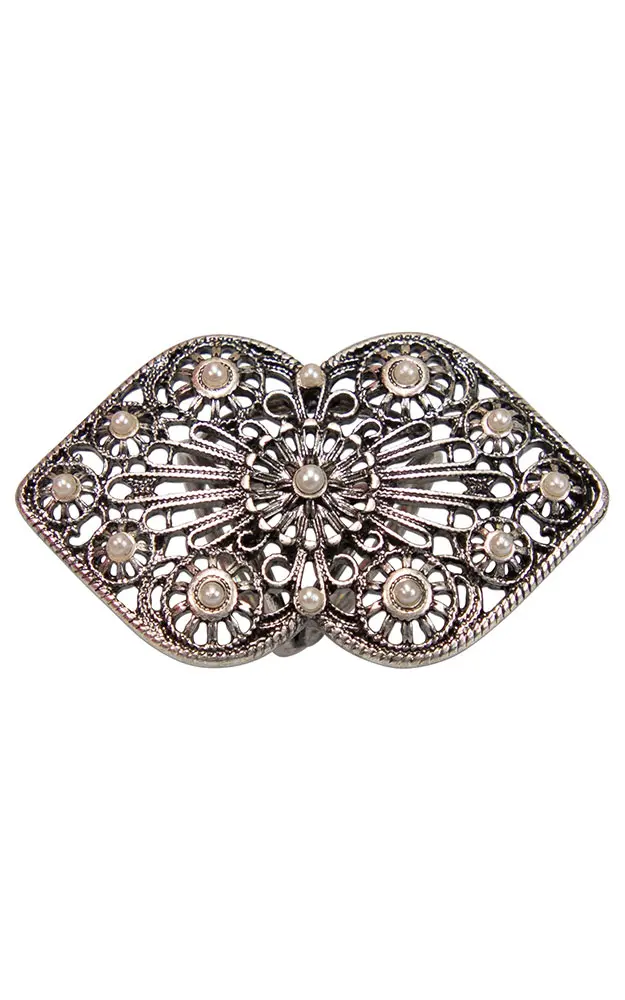 Tuchhalter Lissy, altsilber