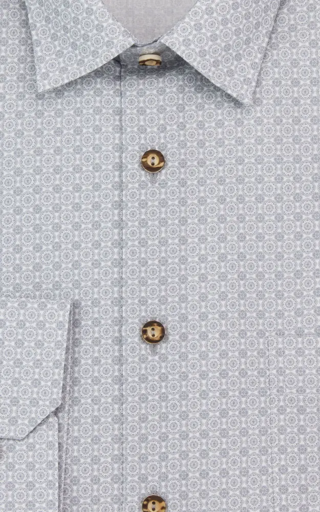 Hemd 2444 4095, grau - Slim fit