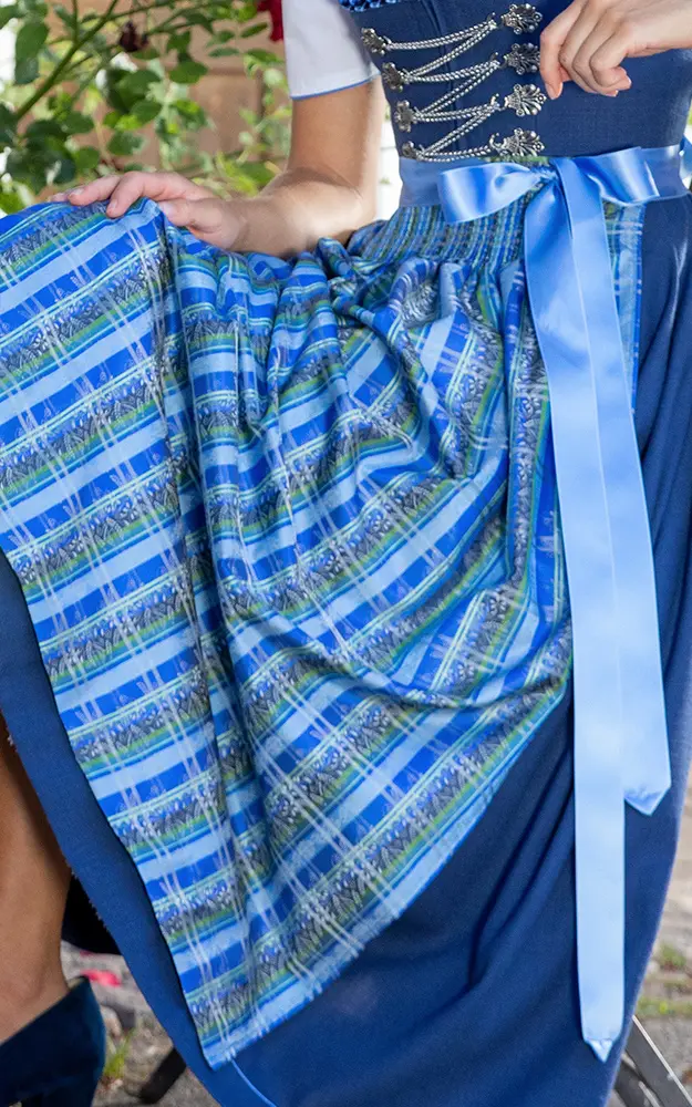 Schürze Plansee, blau