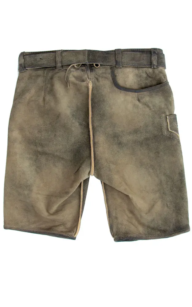 Lederhose Echinger mit Gürtel, acker kernig