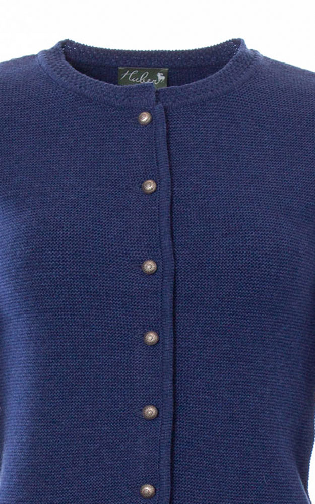 Strickjacke Mendi, salzburgerblau