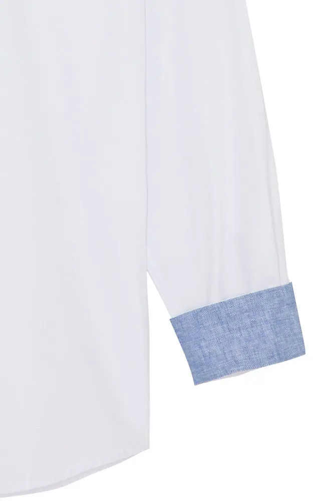 Hemd Flachbach LK, weiß - Slim fit
