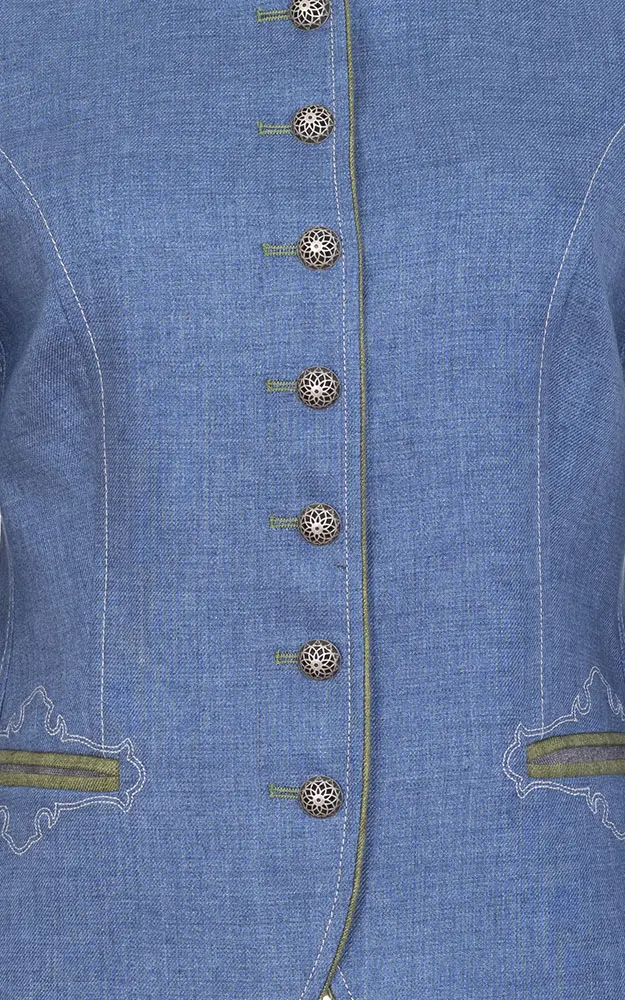 Jacke Tina, mittelblau