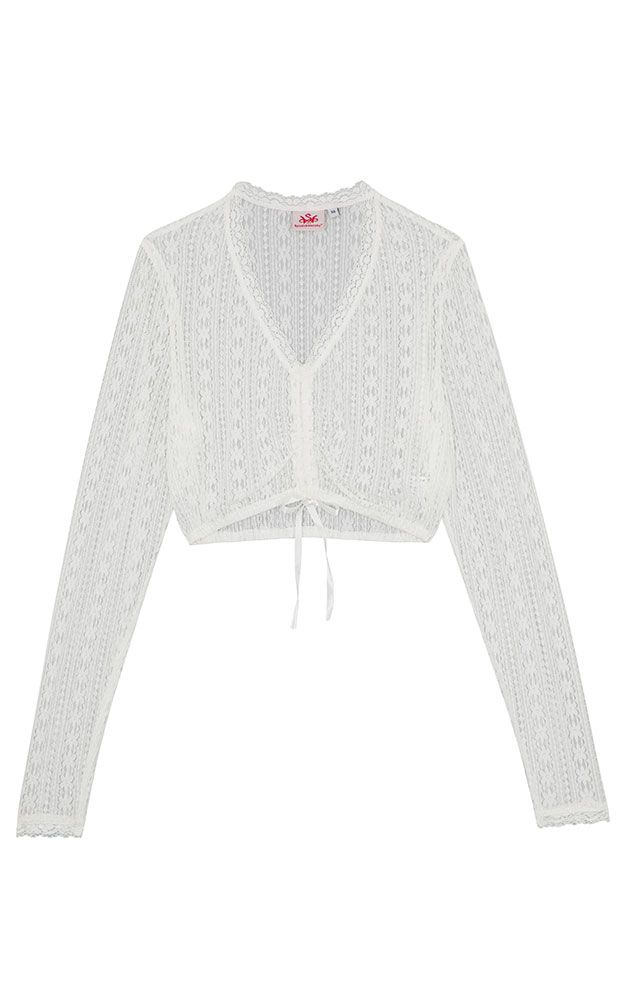 Dirndlbluse Gaisach, weiß