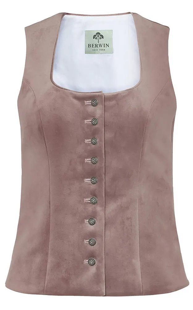 Mieder Samt 64250, rosa