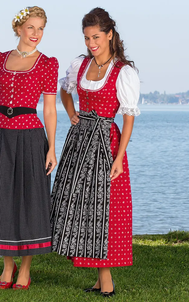 Schürze Kochelsee, schwarz