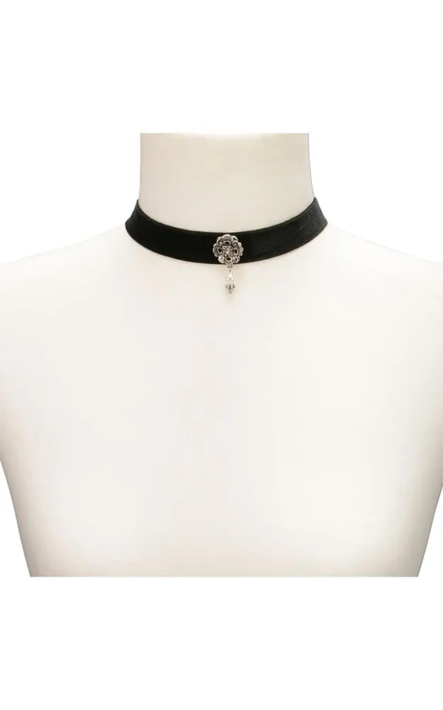 Kette Choker, schwarz