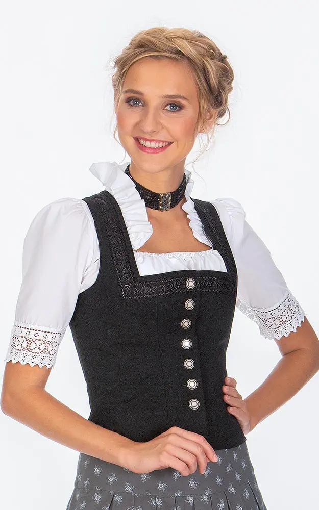 Mieder Steinberg, schwarz