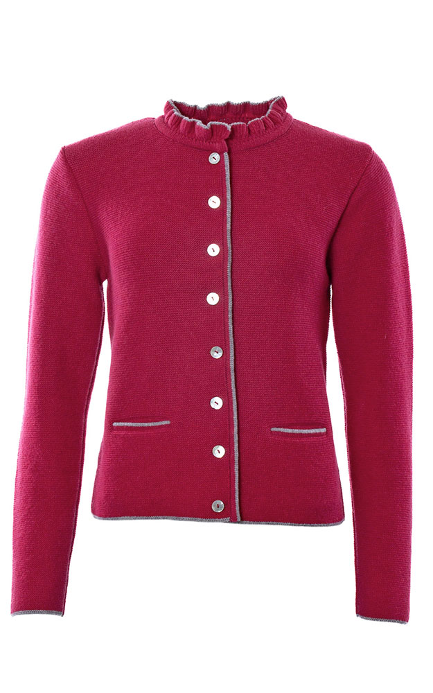 Strickjacke Ona, himbeer