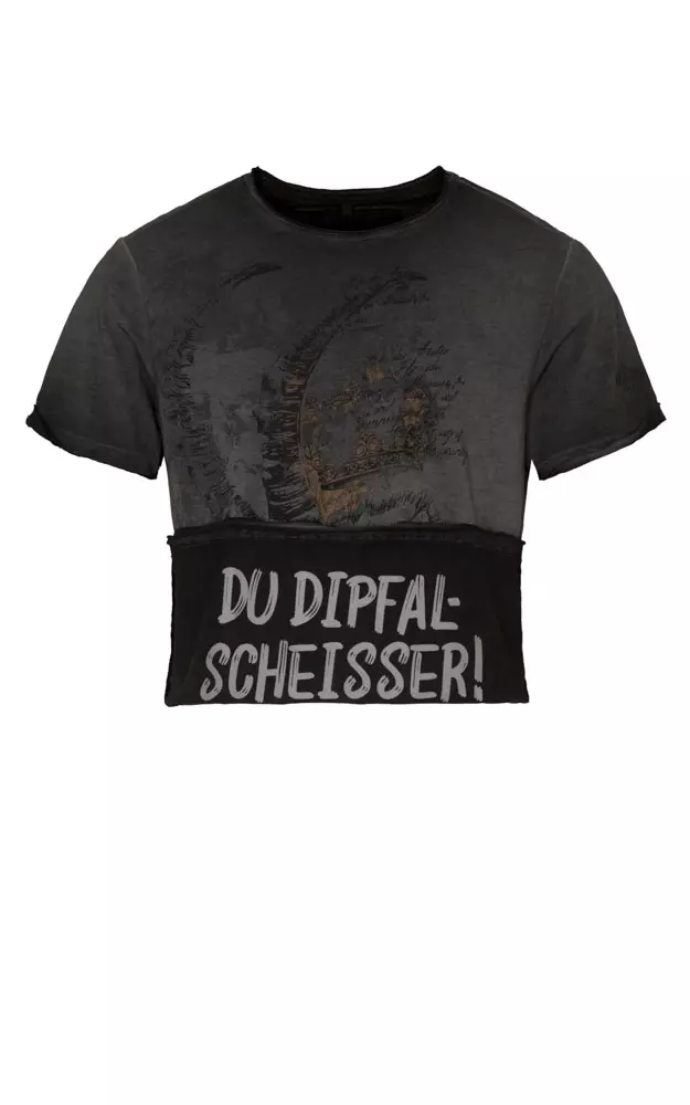 T-Shirt Almerich, dunkelgrau