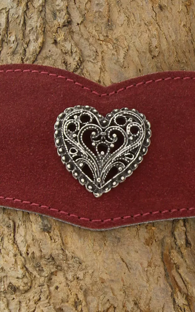 Formgürtel, weinrot