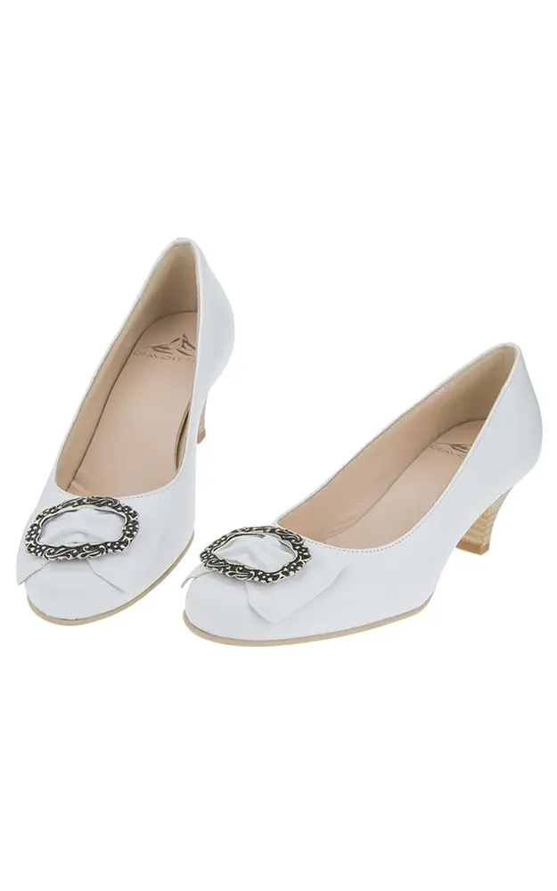 Nappa-Schuhe 6050, weiß