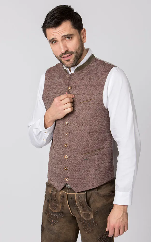 Weste Roberto, weinrot