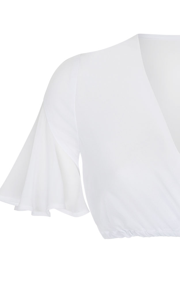 Dirndlbluse Violetta, creme