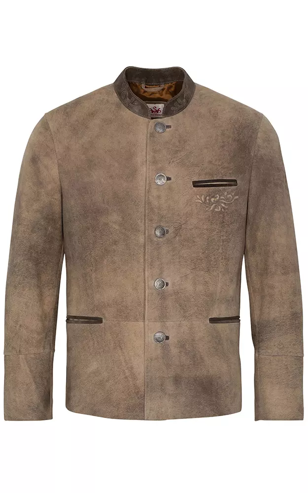 Lederjacke Philbert, haselnuss