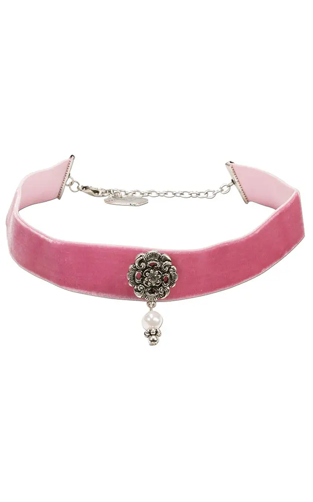 Kette Choker Elfrida, rosa