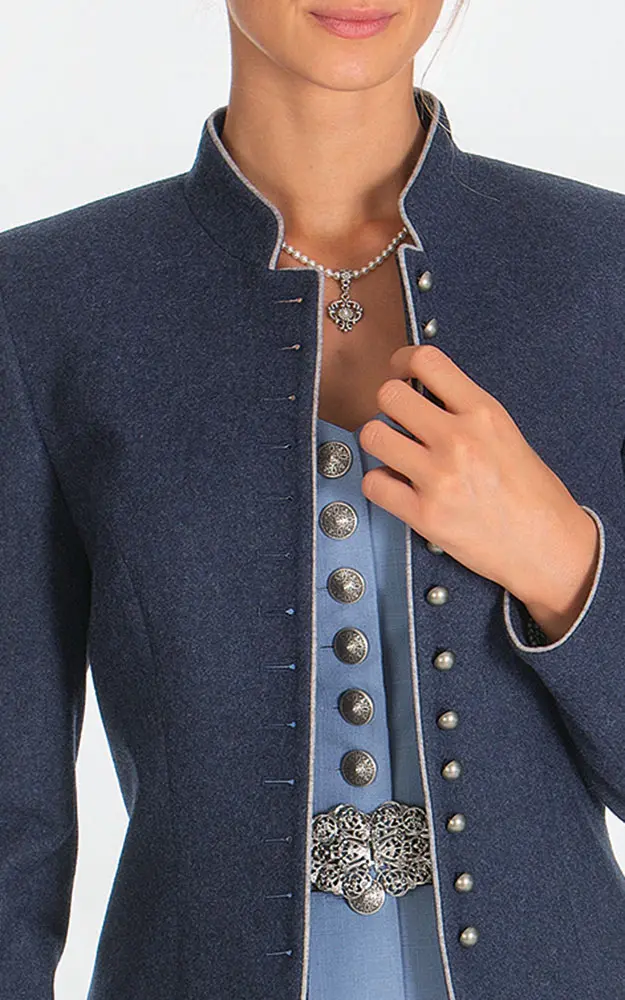 Lodenjacke Ebersberg, marine