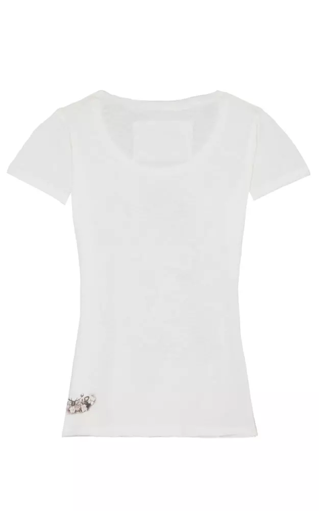 Damen-Shirt Blumen Madl, weiß