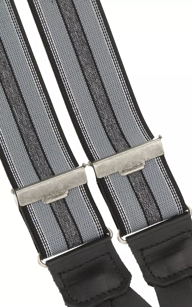 Hosenträger Stresemann 305, anthtrazit/schwarz