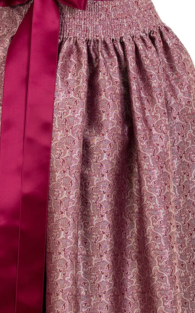 Schürze Griessee, weinrot