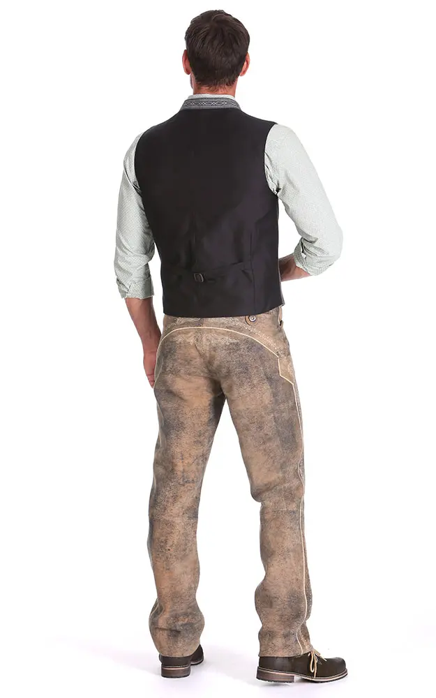 Lederhose Daniel, antikbraun