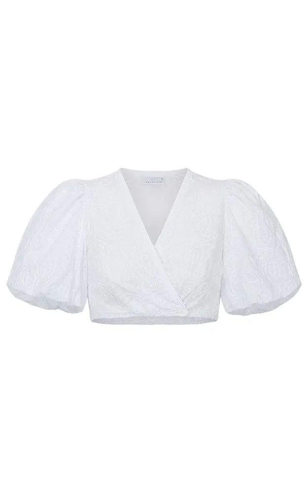 Dirndlbluse Lilly, weiß