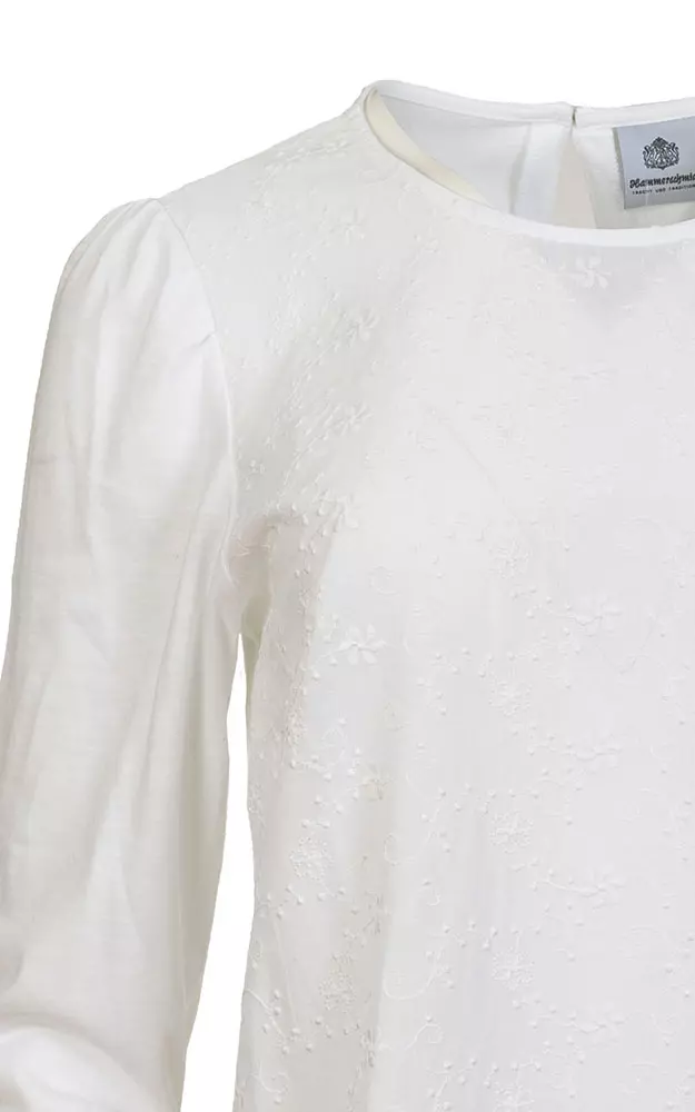 Damen-Shirt Lorena, weiß langarm