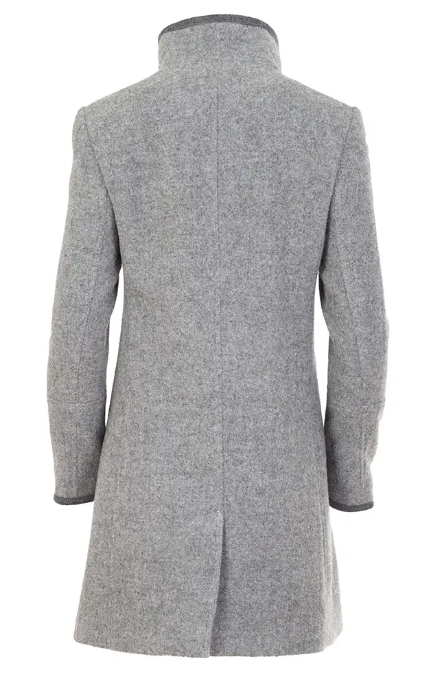 Kurzmantel Frauke, mittelgrau