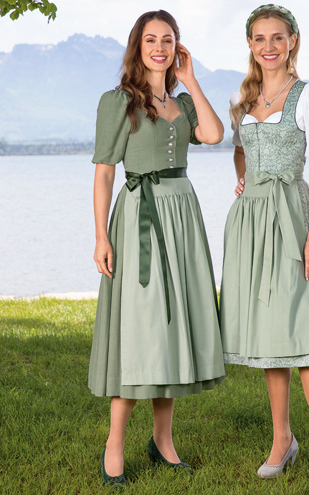Dirndl Aibling, mit Schürze