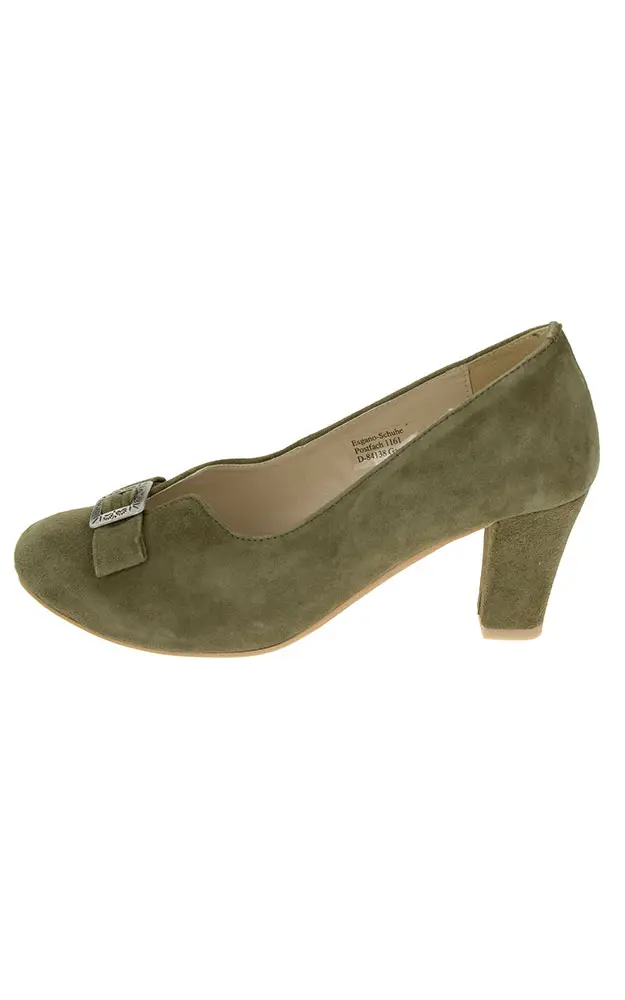 Velours-Schuhe 3007820046, khaki