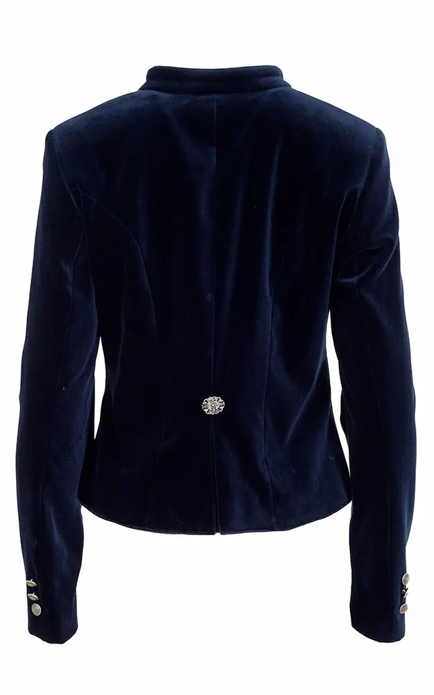 Jacke Annika 5817P Samt, marine