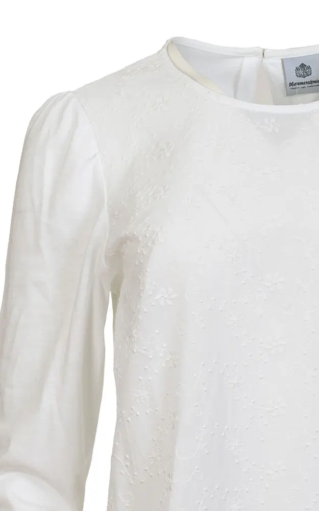 Damen-Shirt Lorena, weiß langarm
