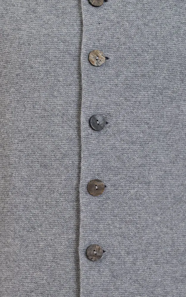 Strickjacke Fred, grau/anthrazit