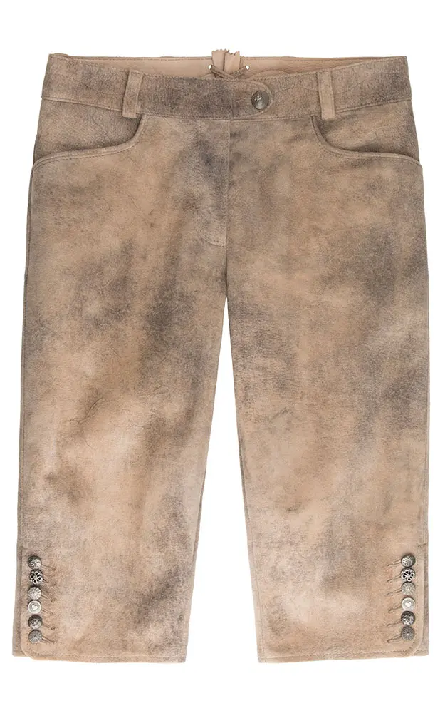Damenlederhose Felizitas, beige