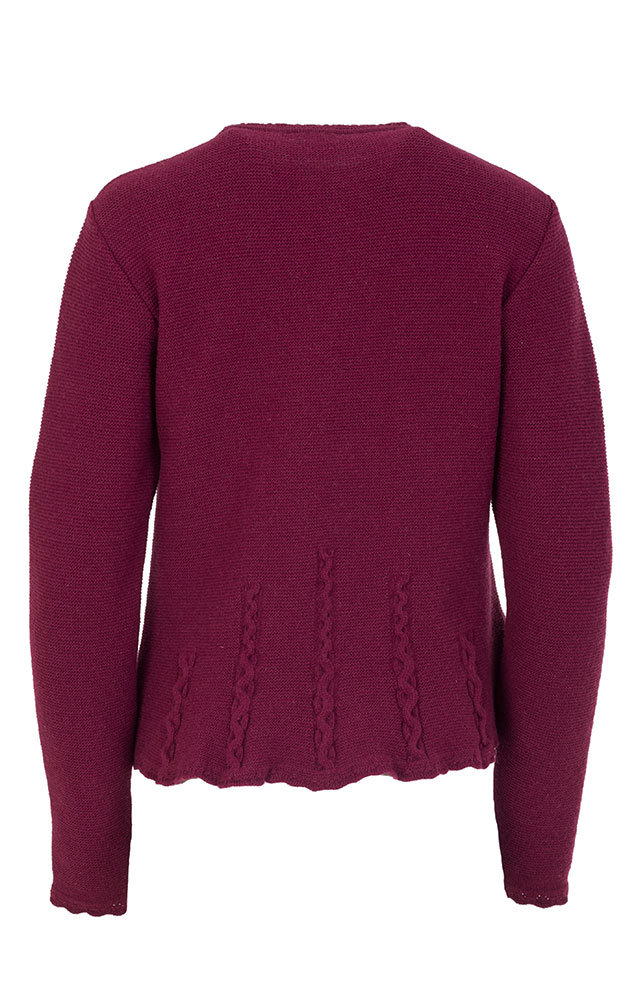 Strickjacke Hilli, weinrot