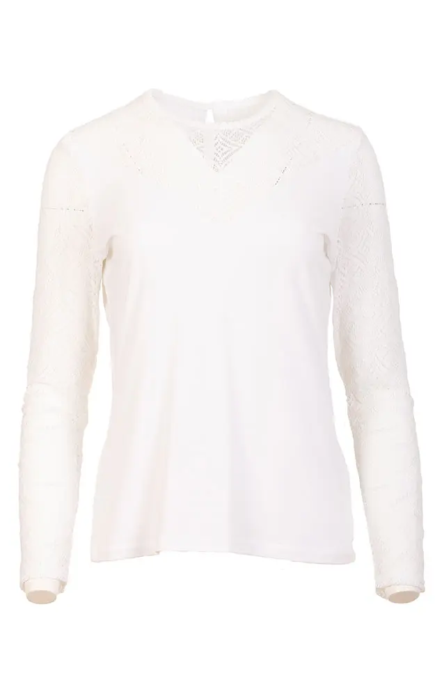 Trachtenbluse 20313SL, weiß