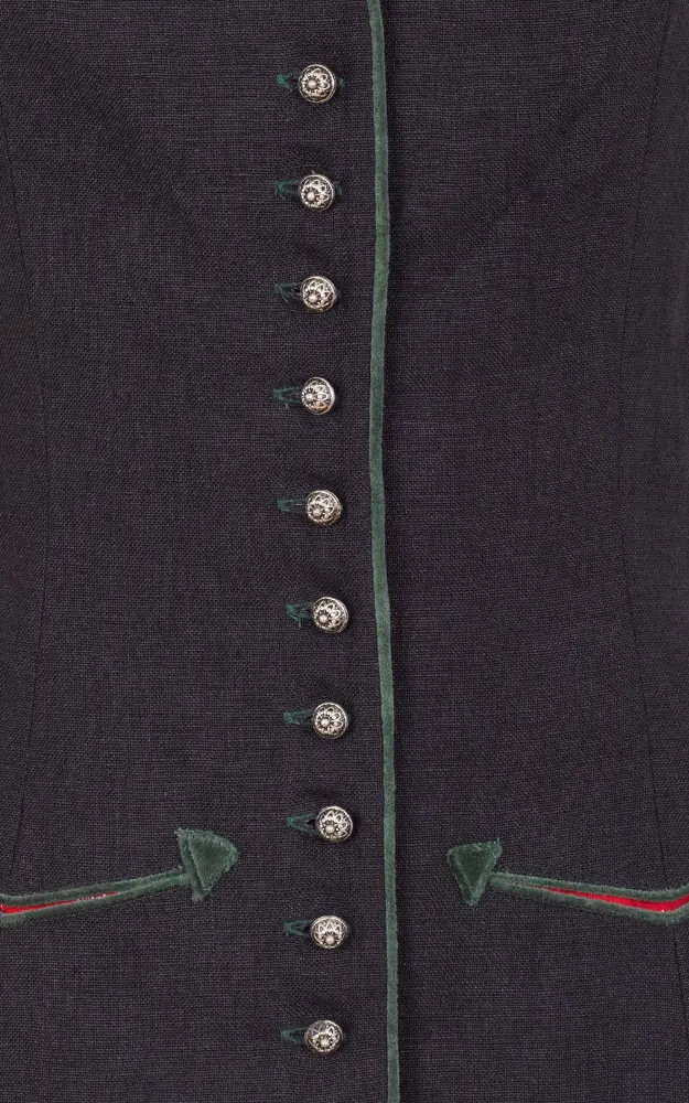 Mieder Clara, schwarz