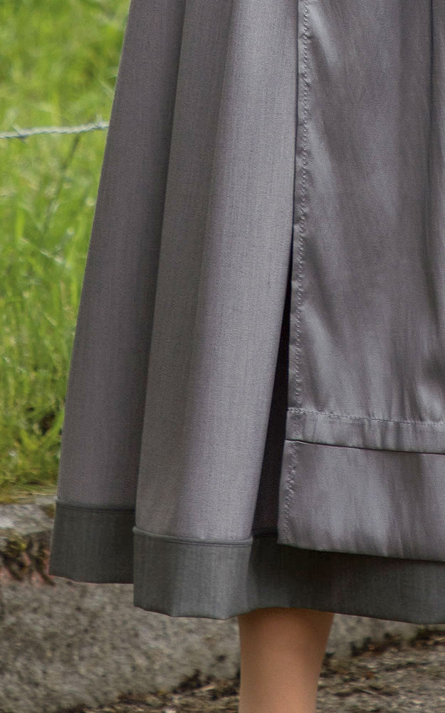 Blusendirndl Achensee Samt, ohne Schürze