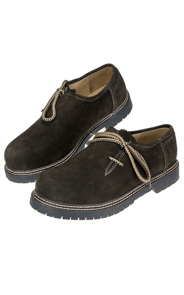 Set-Haferlschuhe Velour, altsbg.