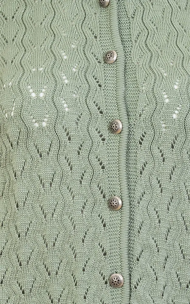 Strickjacke Ulli, salbei