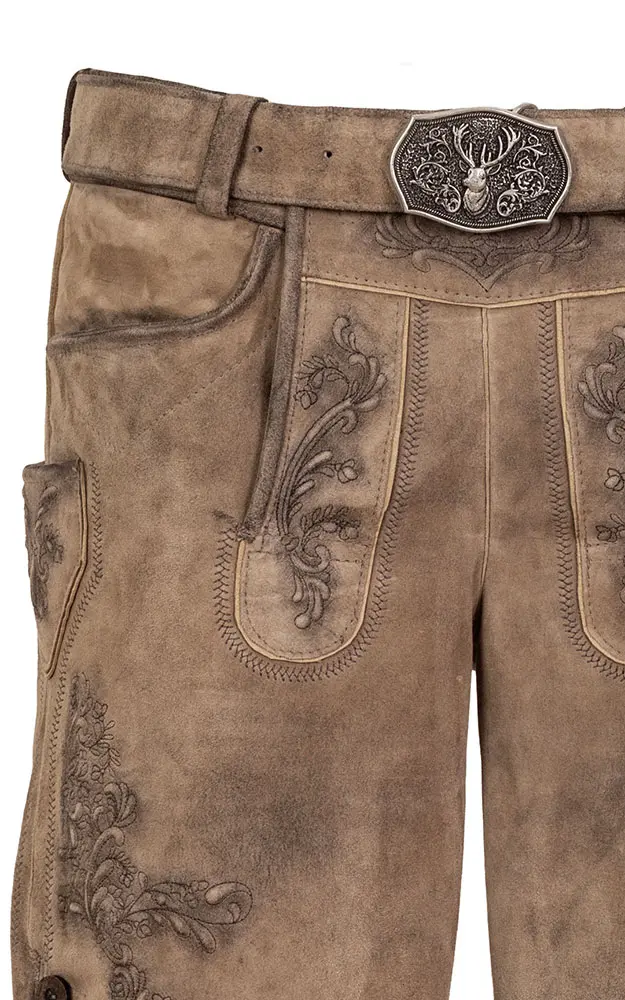 Lederhose Langwies mit Gürtel, achat