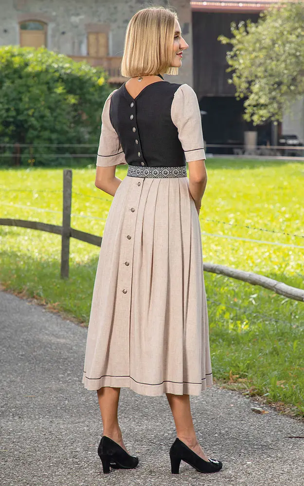 Kleid Haslach, ohne Schürze