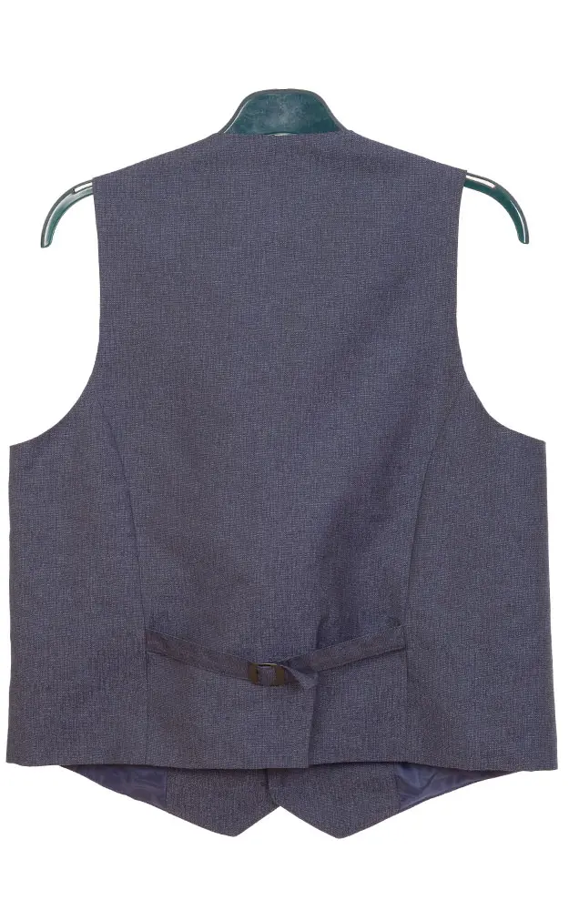 Weste Ferdl, blau/grau