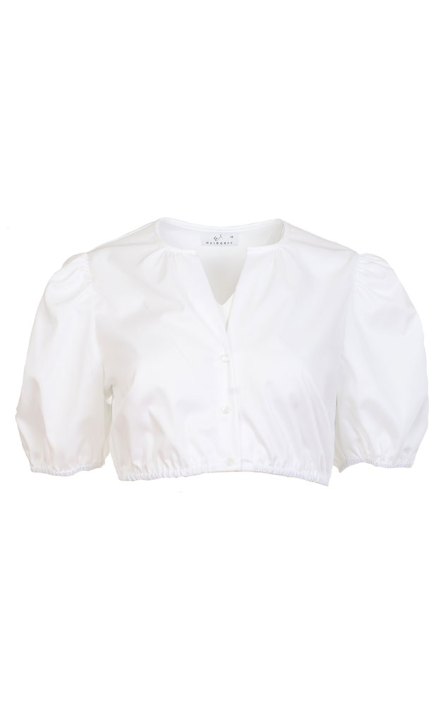 Dirndlbluse 62178, weiß