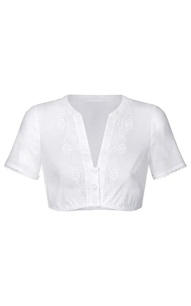 Dirndlbluse Finni, weiß